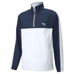 Puma Gents Riverwalk Wind Jacket Navy White