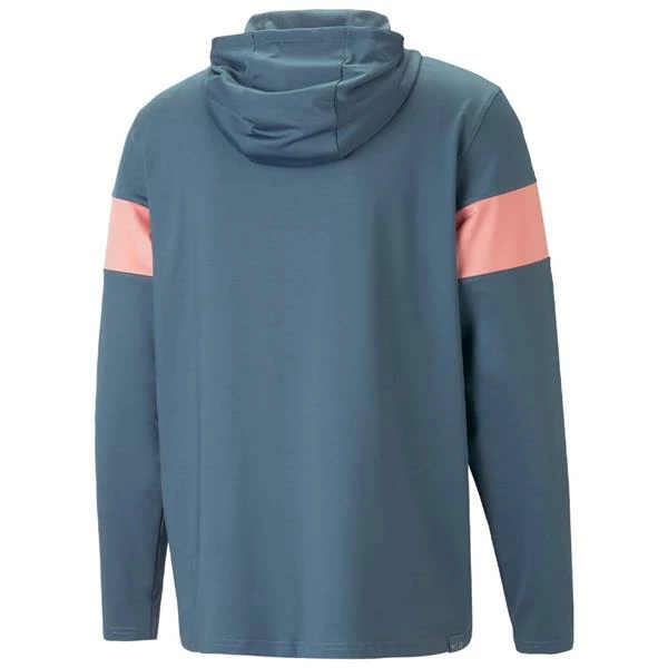 Puma Gents Mattr Colourblock Hoodie Evening Sky - Flamingo Pink 4 Puma Gents Mattr Colourblock Hoodie Evening Sky - Flamingo Pink - Image 2
