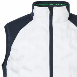 Golf Clothing Shop -Golf Clothing Shop P 6289ABACUSVESTWHITENAVY193GENTS 1 L
