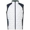 ABACUS Gents Grove Hybrid Vest White Navy (193) -Golf Clothing Shop P 6289ABACUSVESTWHITENAVY193GENTS L