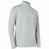 ABACUS Gents Dunbar ½ Zip Fleece Grey Melange (702)
