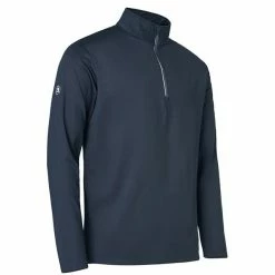 Golf Clothing Shop 12 ABACUS Gents Dunbar ½ Zip Fleece Navy (300)