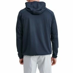 ABACUS Gents Loop Hoodie Navy (300) -Golf Clothing Shop P 6474ABACUSHOODIENAVY300GENTS 3 L