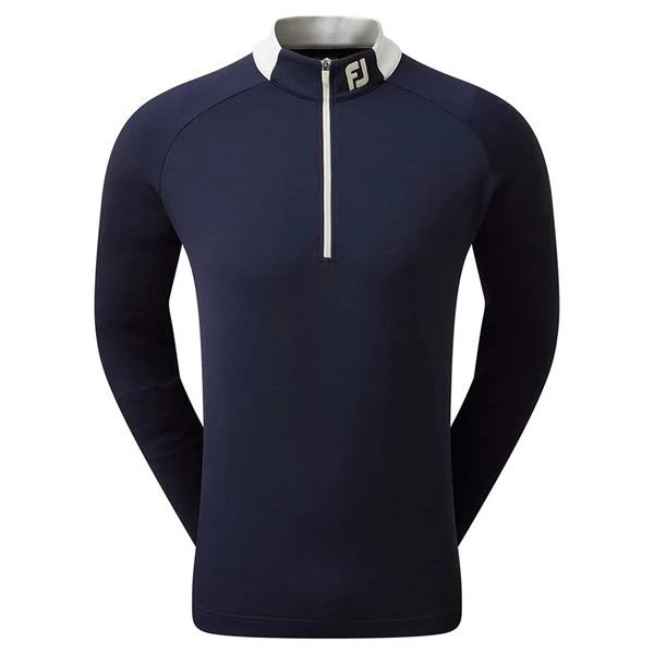 FootJoy Gents Rib Trim Chill Out Navy Almond 3 FootJoy Gents Rib Trim Chill Out Navy Almond