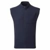 FootJoy Gents Ottoman Knit Vest Navy 2 FootJoy Gents Ottoman Knit Vest Navy -Golf Clothing Shop P 80065FOOTJOYVESTNAVYGENTS L