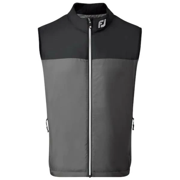 FootJoy Gents Lightweight Thermal Vest Black - Coal 3 FootJoy Gents Lightweight Thermal Vest Black - Coal