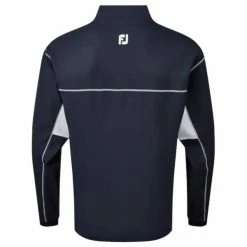 FootJoy Gents Full Zip Windshirt Navy - White -Golf Clothing Shop P 84496FJGENTSFULLZIPWINDSHIRTNAVYWHITE 1 L