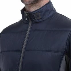 FootJoy Gents Hybrid Insulated Jacket Navy - Charcoal 11 FootJoy Gents Hybrid Insulated Jacket Navy - Charcoal -Golf Clothing Shop P 87984FJGENTSHYBRIDINSULATEDJKTNAVYCHARCOAL 4 L