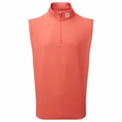 FootJoy Gents Stretch Woven Vest Coral