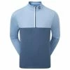 FootJoy Gents Colour Block Chill-Out Blue - Ink -Golf Clothing Shop P 88402FJGENTSCOLOURBLOCKCHILLOUTBLUEINK L