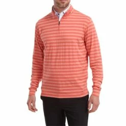 FootJoy Gents Peached Jersey Chill-Out Coral -Golf Clothing Shop P 88404FJGENTSPEACHEDJERSEYCHILLOUTCORAL 2 L