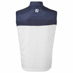 FootJoy Gents Lightweight Thermal Vest Navy- White -Golf Clothing Shop P 88432FJGENTSLWTHERMALVESTNAVYWHITE 1 L