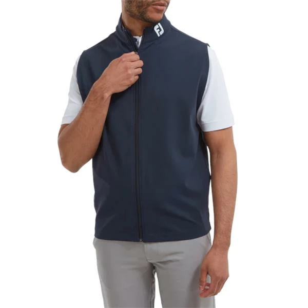 FootJoy Gents Full-Zip Knit Vest Navy 5 FootJoy Gents Full-Zip Knit Vest Navy - Image 3