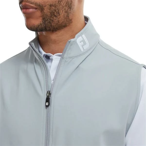 FootJoy Gents Full-Zip Knit Vest Grey 6 FootJoy Gents Full-Zip Knit Vest Grey - Image 4