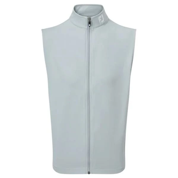 FootJoy Gents Full-Zip Knit Vest Grey 3 FootJoy Gents Full-Zip Knit Vest Grey