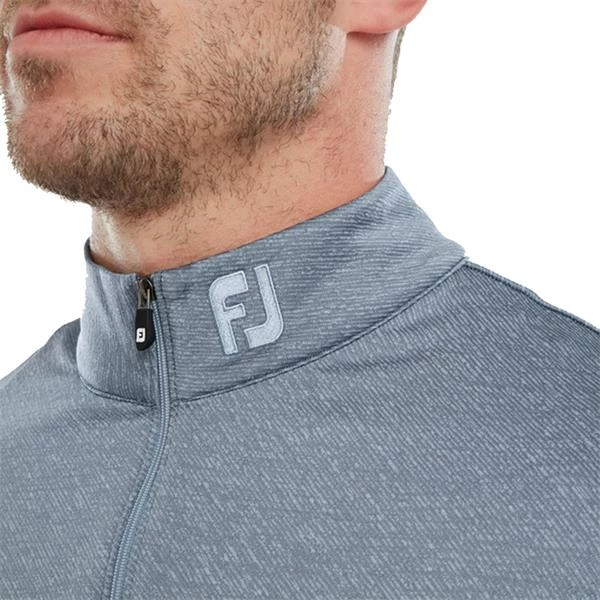 FootJoy Gents Jacquard Chill-Out Mid-Layer Bluestone 7 FootJoy Gents Jacquard Chill-Out Mid-Layer Bluestone - Image 5
