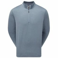 FootJoy Gents Jacquard Chill-Out Mid-Layer Bluestone