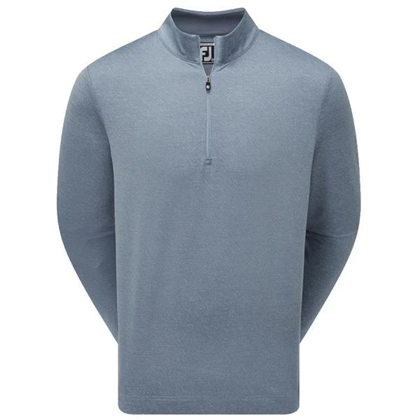 FootJoy Gents Jacquard Chill-Out Mid-Layer Bluestone 3 FootJoy Gents Jacquard Chill-Out Mid-Layer Bluestone