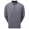 FootJoy Gents Jacquard Chill-Out Midlayer Navy -Golf Clothing Shop P 88796FJGENTSJACQUARDCHILLOUTMIDLAYERNAVY L