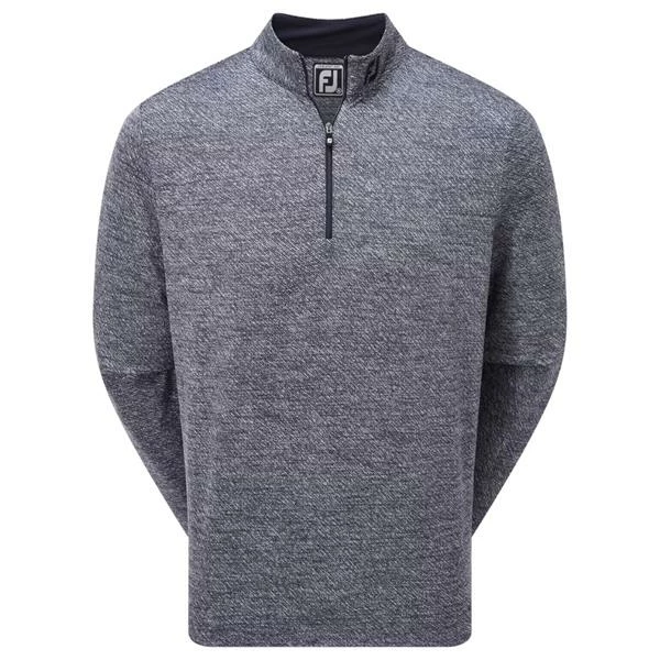 FootJoy Gents Jacquard Chill-Out Midlayer Navy 3 FootJoy Gents Jacquard Chill-Out Midlayer Navy