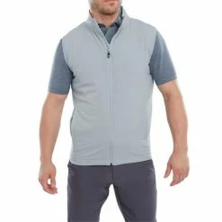 FootJoy Gents ThermoSeries Hybrid Vest Grey -Golf Clothing Shop P 88810FOOTJOYVESTGREYGENTS 2 L