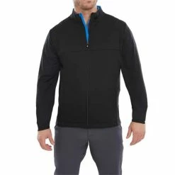 FootJoy Gents Hybrid Jacket Black -Golf Clothing Shop P 88820FOOTJOYJACKETBLACKGENTS 2 L