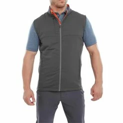 FootJoy Gents Hybrid Vest Charcoal -Golf Clothing Shop P 88826FOOTJOYVESTCHARCOALGENTS 2 L