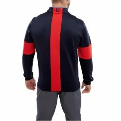 FootJoy Gents Ribbed Chill Out XP Navy - Red -Golf Clothing Shop P 88831FJGENTSRIBBEDCHILLOUTXPNAVYRED 3 L