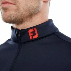 FootJoy Gents Ribbed Chill Out XP Navy - Red -Golf Clothing Shop P 88831FJGENTSRIBBEDCHILLOUTXPNAVYRED 4 L