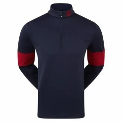 FootJoy Gents Ribbed Chill Out XP Navy - Red