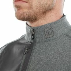 FootJoy Gents Heather Chill Out XP Heather Charcoal -Golf Clothing Shop P 88833FJGENTSHEATHERCHILLOUTXPHEATHERCHARCOAL 4 L