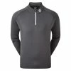 FootJoy Gents Essential Chill-Out Top Charcoal -Golf Clothing Shop P 90397FOOTJOYTOPCHARCOALGENTS L