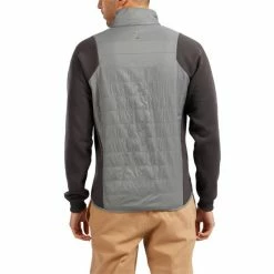 FootJoy Gents Hybrid Jacket Charcoal Grey -Golf Clothing Shop P 92970FJGENTSHYBRIDJACKETCHARCOALGREY 3 L