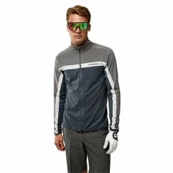 J.Lindeberg Gents Jarvis Mid Layer Volcanic Ash -Golf Clothing Shop P AMJS06691JLINDEBERGMIDLAYERVOLCANICASHGENTS 2 L