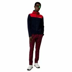 J.Lindeberg Gents Jeff Hood Navy 6855 -Golf Clothing Shop P AMJS06692JLINDEBERGHOODNAVY6855GENTS 3 L