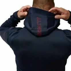 J.Lindeberg Gents Aerial Hood Jacket Navy (6855) -Golf Clothing Shop P AMJS06695JLINDEBERGHOODJACKETNAVY6855GENTS 4 L