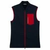 J.Lindeberg Gents Neso Vest Mid Layer Navy 6855 -Golf Clothing Shop P AMJS06716JLINDEBERGMIDLAYERNAVY6855GENTS L