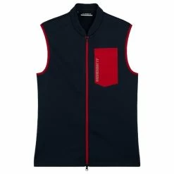 J.Lindeberg Gents Neso Vest Mid Layer Navy 6855