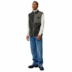 J.Lindeberg Gents Zeke P Mild Layer Vest Volcanic Ash U221 -Golf Clothing Shop P AMJS06985JLINDEBERGVESTVOLCANICASHGENTS 3 L