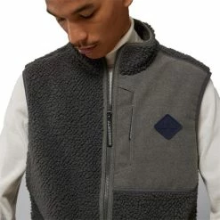 J.Lindeberg Gents Zeke P Mild Layer Vest Volcanic Ash U221 -Golf Clothing Shop P AMJS06985JLINDEBERGVESTVOLCANICASHGENTS 4 L