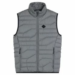 J.Lindeberg Gents Cliff Light Down Vest Gargoyle (U133)