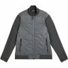 J.Lindeberg Gents Quilted Hybrid Jacket Gargoyle (U133) -Golf Clothing Shop P AMOW07063JLINDEBERGJACKETGARGOYLEU133GENTS L