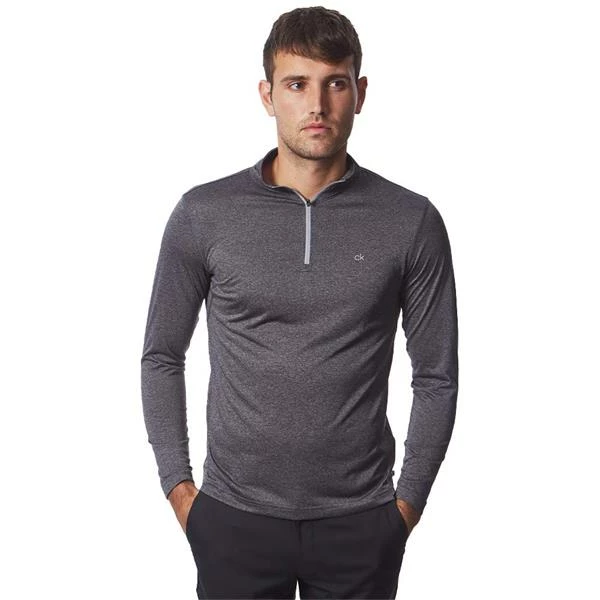 Calvin Klein Golf Gents Harlem ¼ Zip Top Grey Marl 4 Calvin Klein Golf Gents Harlem ¼ Zip Top Grey Marl - Image 2