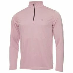 Calvin Klein Golf Gents Harlem ¼ Zip Top Purple