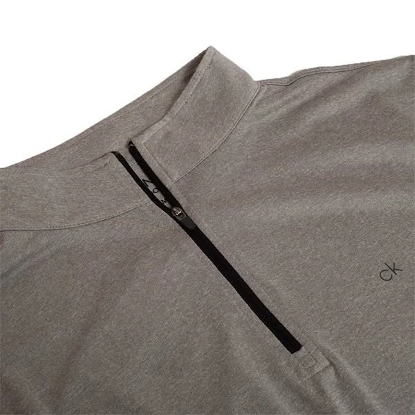Calvin Klein Golf Gents Harlem ¼ Zip Top Silver Marl 6 Calvin Klein Golf Gents Harlem ¼ Zip Top Silver Marl - Image 4