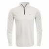 Calvin Klein Golf Gents Harlem ¼ Zip Top White