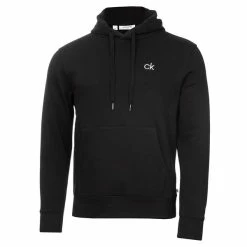 Calvin Klein Golf Gents Planet Performance Fleece Hoodie Black