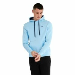 Calvin Klein Golf Gents Nature Hoodie Air Blue -Golf Clothing Shop P C9653CALVINKLEINHOODIEAIRBLUEGENTS 2 L