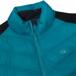 Calvin Klein Golf Gents Frontera Hybrid Jacket Carribean -Golf Clothing Shop P C9832CALVINKLEINJACKETCARRIBEANGENTS 2 L
