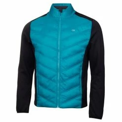 Calvin Klein Golf Gents Frontera Hybrid Jacket Carribean -Golf Clothing Shop P C9832CALVINKLEINJACKETCARRIBEANGENTS 5 L